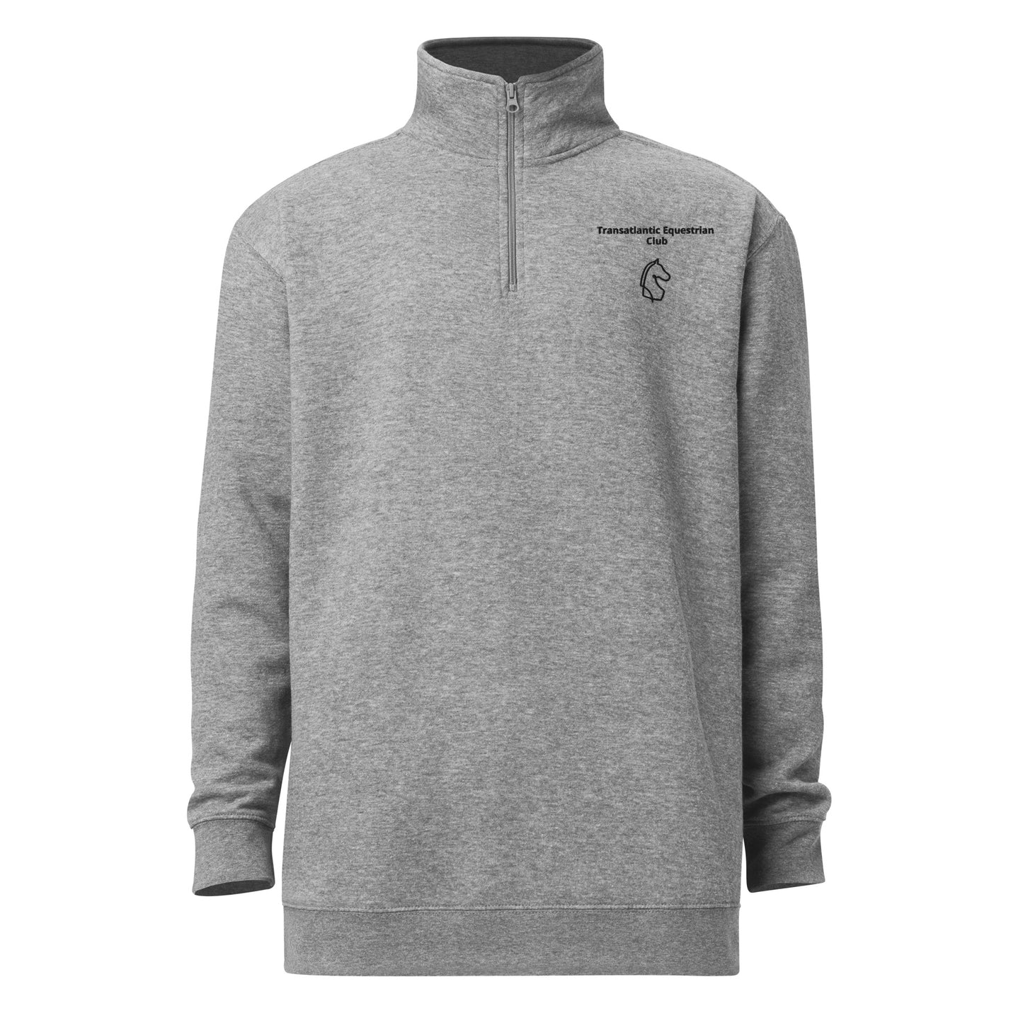 Transatlantic EQ Club Fleece Pullover Unisex Grey