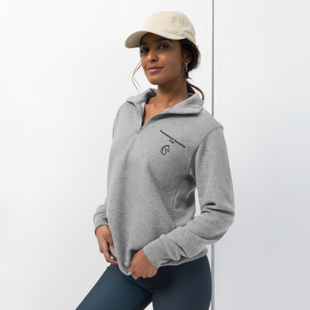 Transatlantic EQ Club Fleece Pullover Unisex Grey