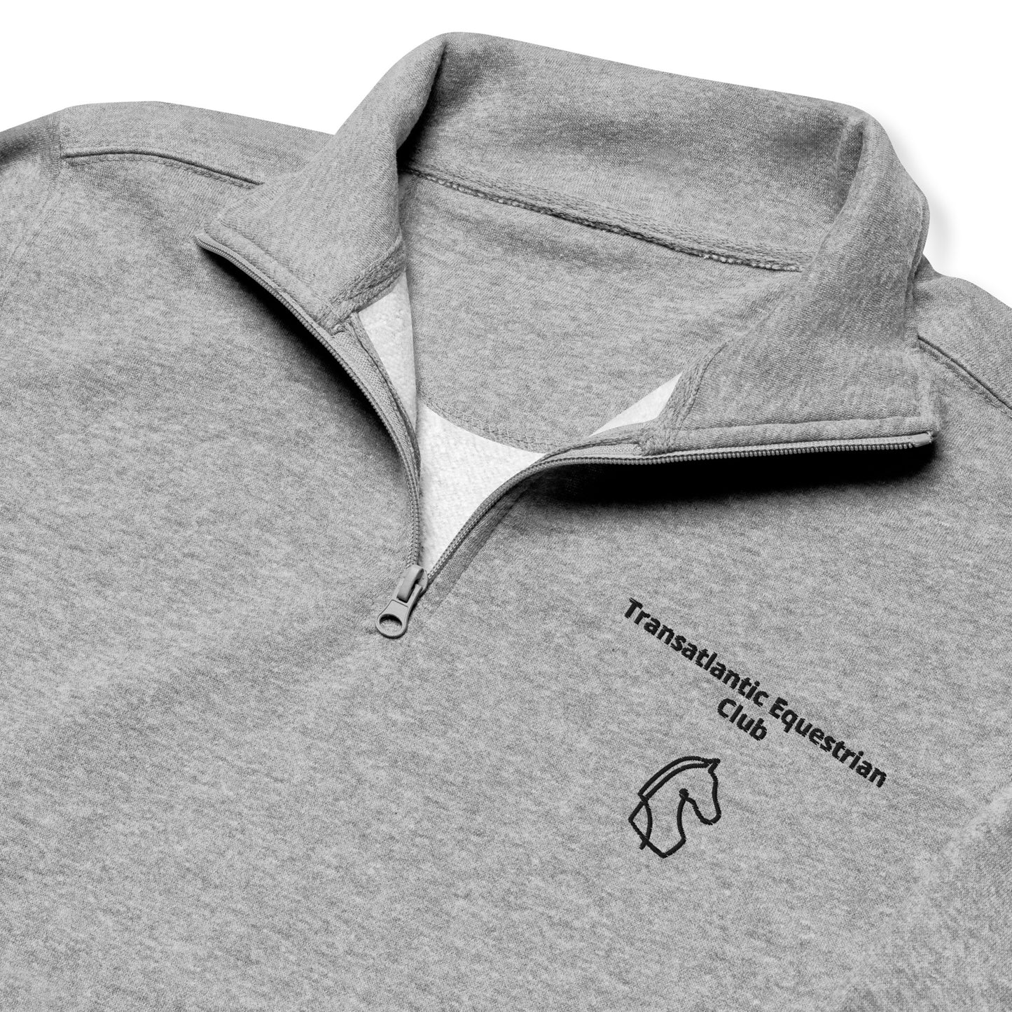 Transatlantic EQ Club Fleece Pullover Unisex Grey